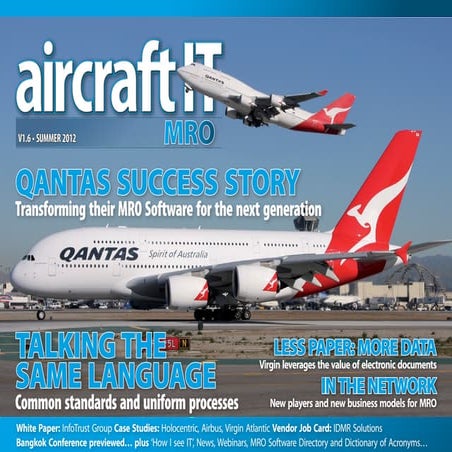 Aircraft IT MRO eJournal "Aircraft MRO Business Networks" How I See IT 