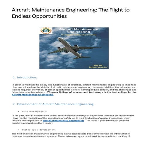 AIRCRAFT MAINTENANCE ENGINEER BOOKS PDF visual data 8