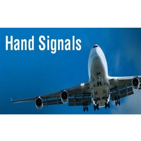 Aircraft marshalling