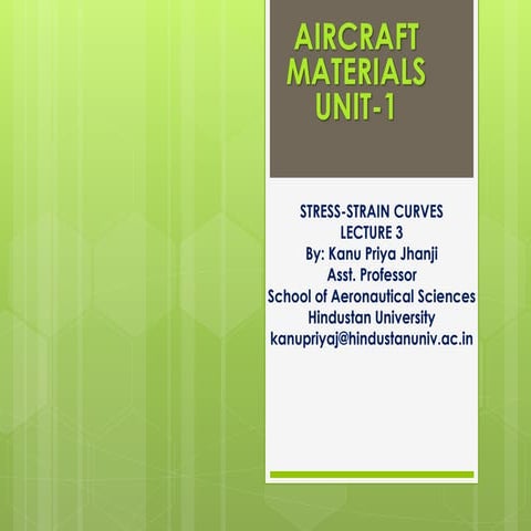 Aircraft materials lecture 3