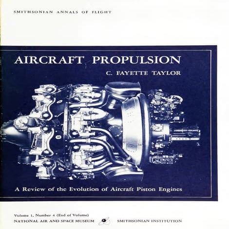 Aircraft propulsion by c.fayette taylor