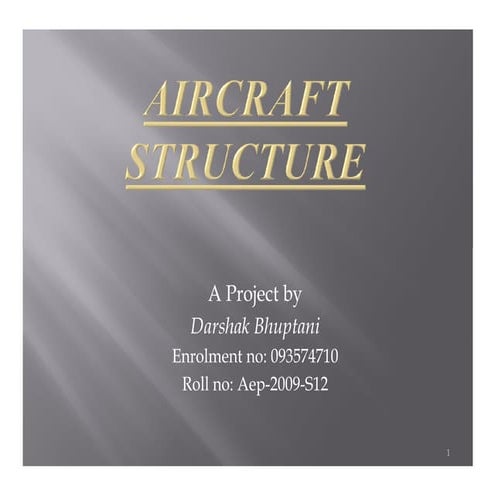 Aircraft structure