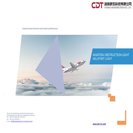 Aircraft warning system for transmission line project