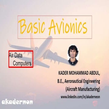 Basic Avionics |  Air data computers ch-4 