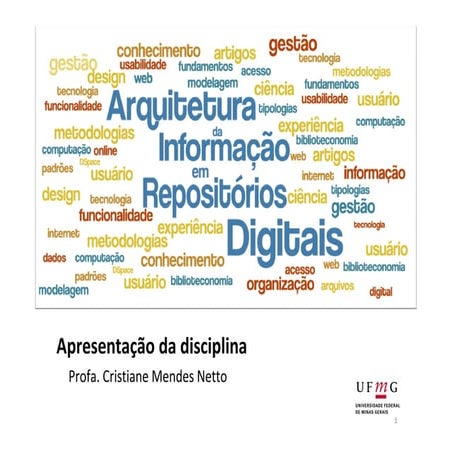 Arquitetura da Informação em Repositórios Digitais