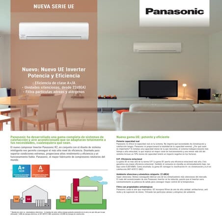 Aire acondicionado panasonic split kit ue9 ue12-rke  catalogo