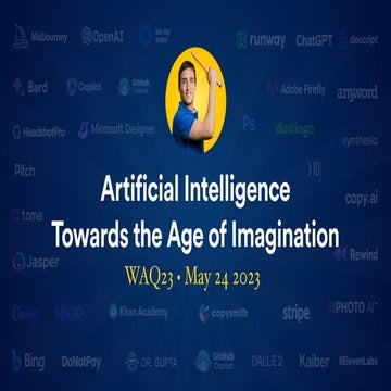 The AI Revolution - Into the Age of Imagination - Tony Aubé at WAQ 23