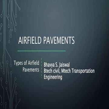 Airfield pavements