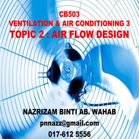 Topic 2 Air flow design note