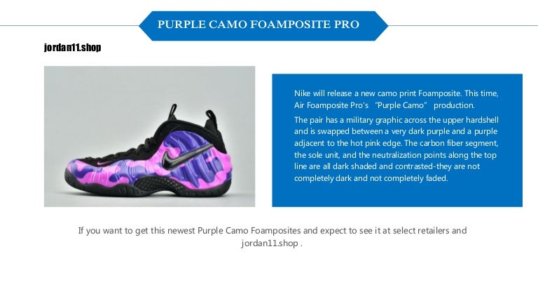 new purple foamposites