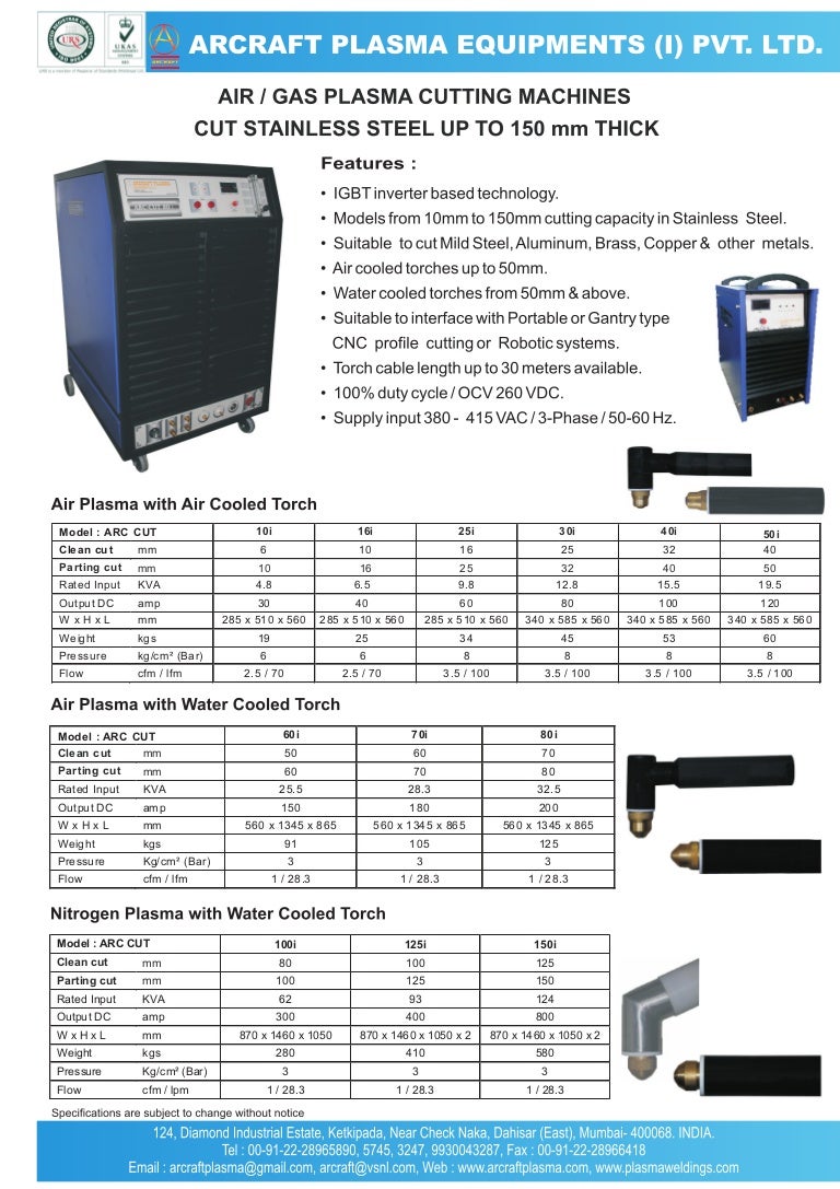 plasma cutting machine
