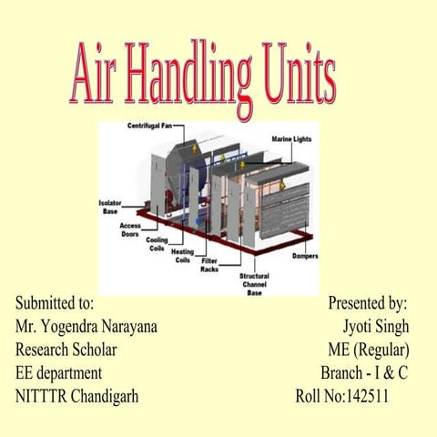 Air handling unit | PPTX