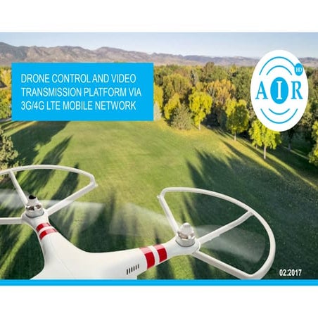 AirHD - Drone Control and Video Streaming Via 3G/4GLTE Mobile Networks