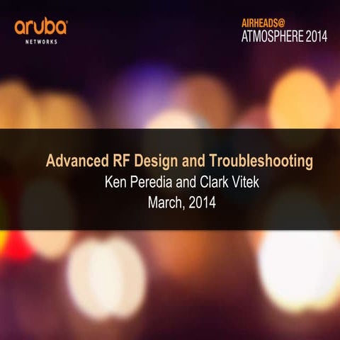 Advanced RF Design & Troubleshooting