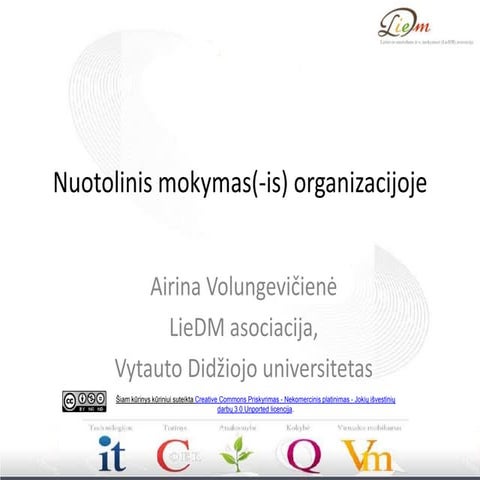Nuotolinis mokymas(-si) organizacijoje
