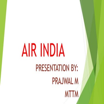 Air india project by prajwal