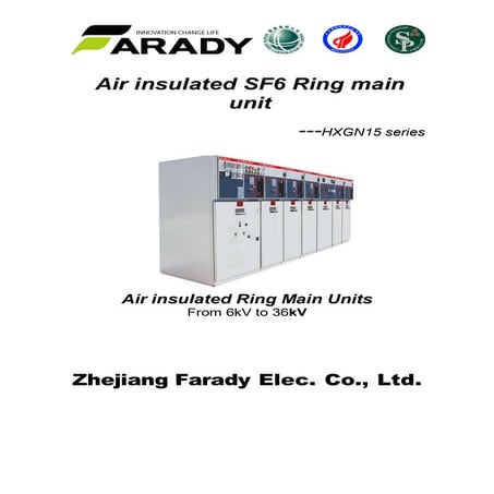 Air insulated sf6 ring main unit 36kv | PDF