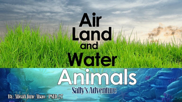Air Land And Water Animals