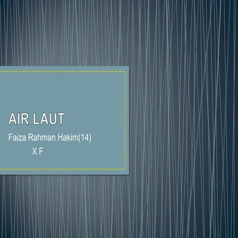 Air laut