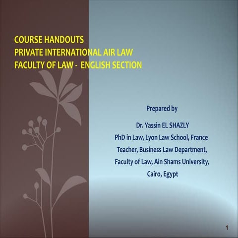 Air law 2012   
