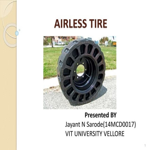 Airless tyres