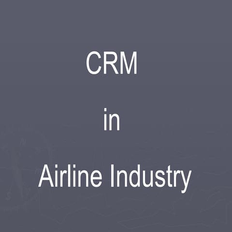Airline Crm
