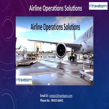 Airline Operations Solutions, Online Flight Ticket Booking App