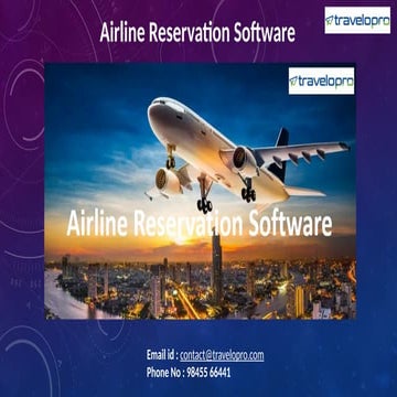 Airline Reservation Software | Airline Tickets API | GDS System