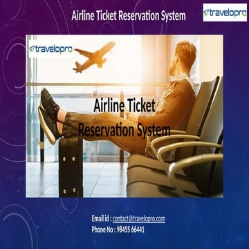 Airline Ticket Reservation System | Airline Ticketing System