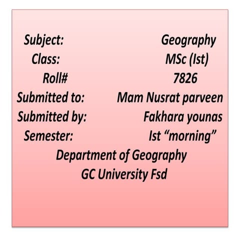 Air masses and its types