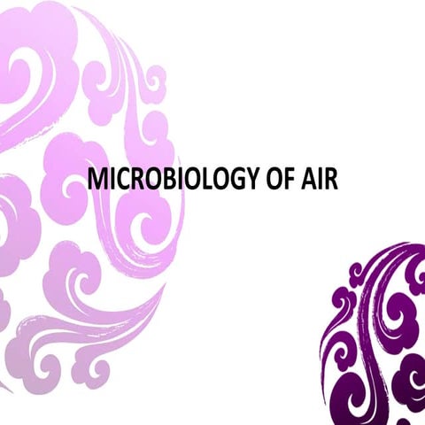 Air microbiology