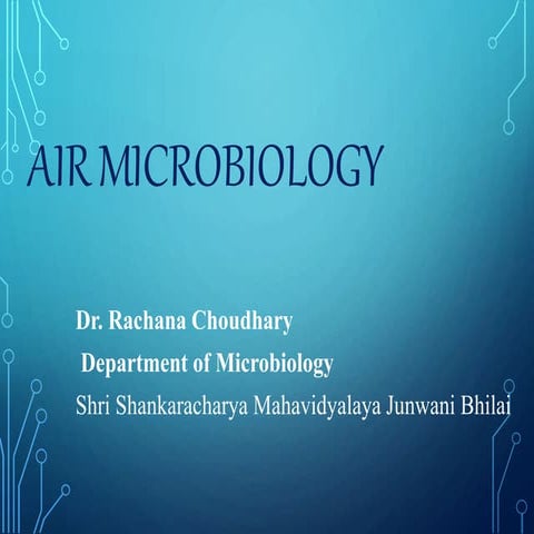 Air microbiology
