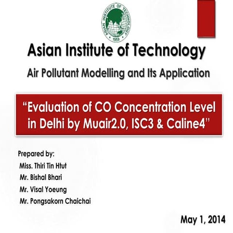 AIR POLLUTION CONTROL Unit iv problem set | PDF