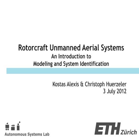 AIRobots Summer School System Identification Presentation