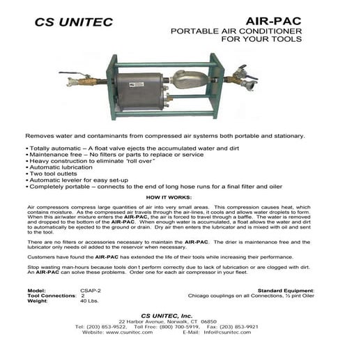 CS Unitec AirPac