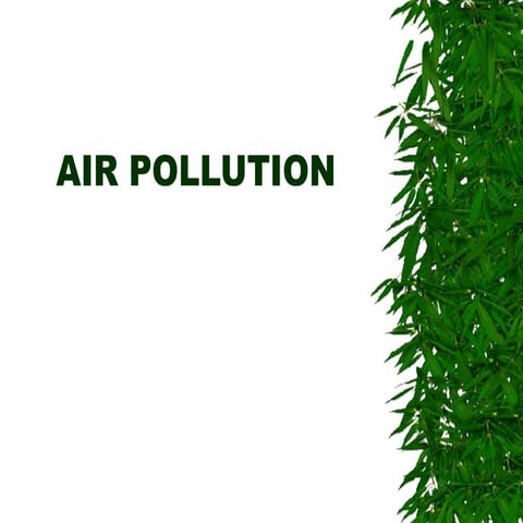 Air pollution