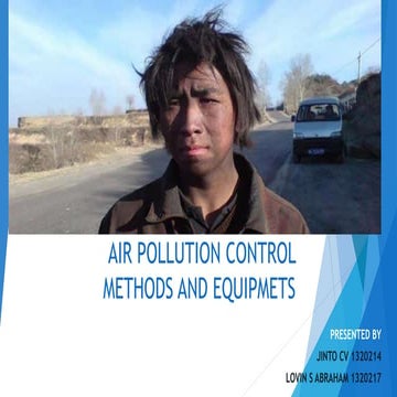 Air pollution control methods and equipments