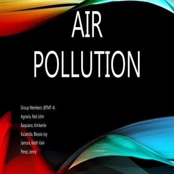 Air pollution | PPTX