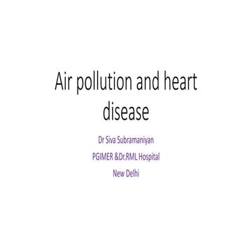 heard diseases in air pollution