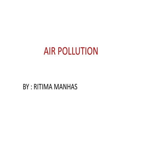 Air pollution