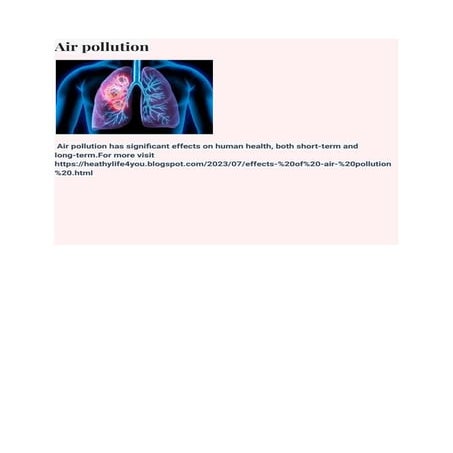 Pollution | PDF
