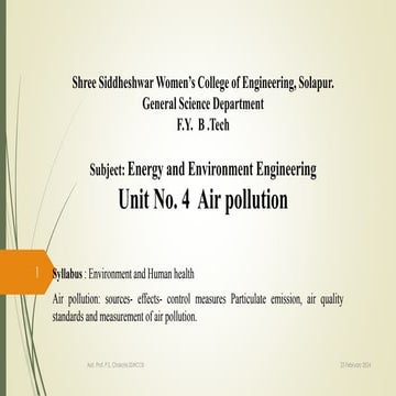 presentations on air pollution class eigh | PPTX