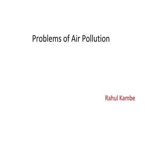 Air pollution 4