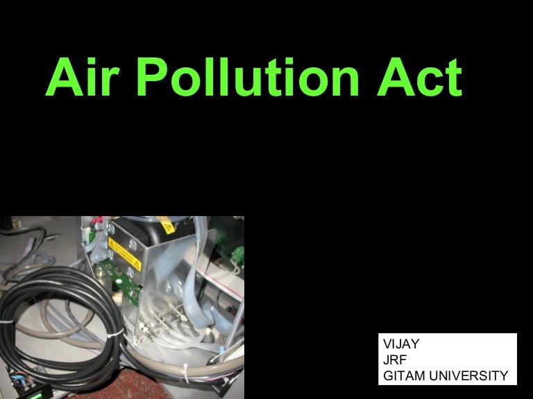 Air Pollution Act
