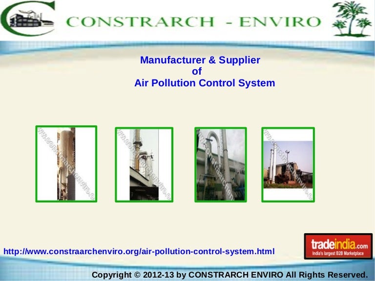 Air Pollution Control Devices Exporter Manufacturer Moradabad