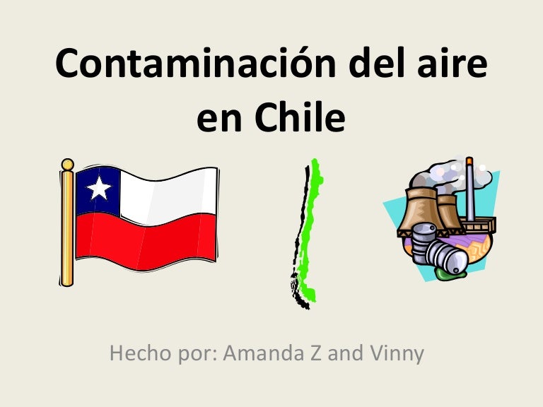 Air Pollution In Chile In Spanish