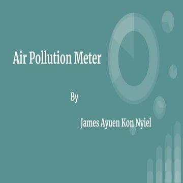 Air pollution meter
