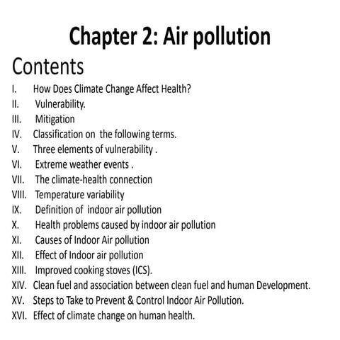 Air pollutionn
