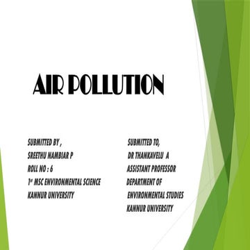 Air polutionc control and its techniques, methods etc