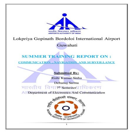 Communication navigation & Surveillance Report | DOCX
